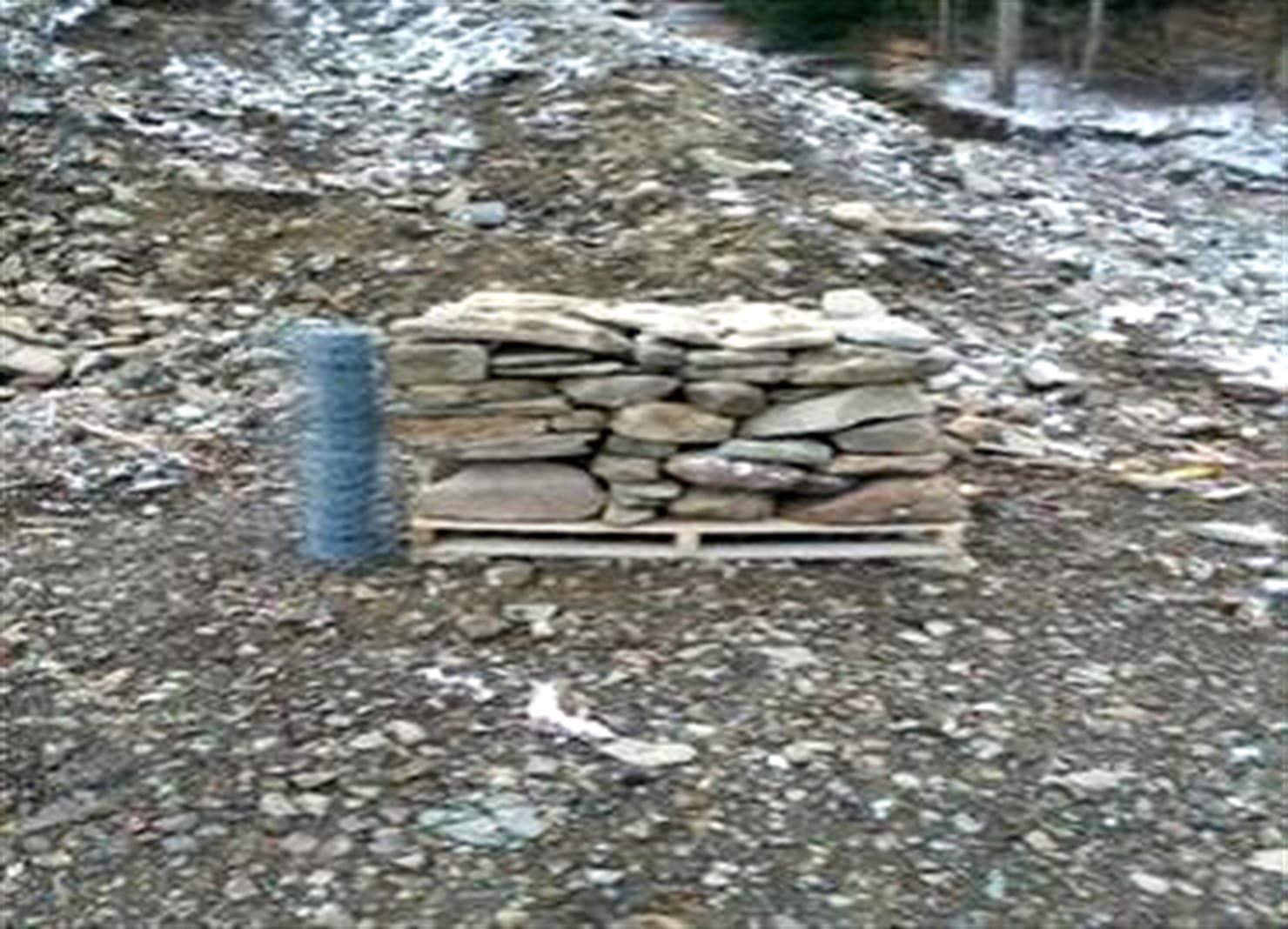 Pennsylvania creek stone 1 to 6 inch all-in-wall